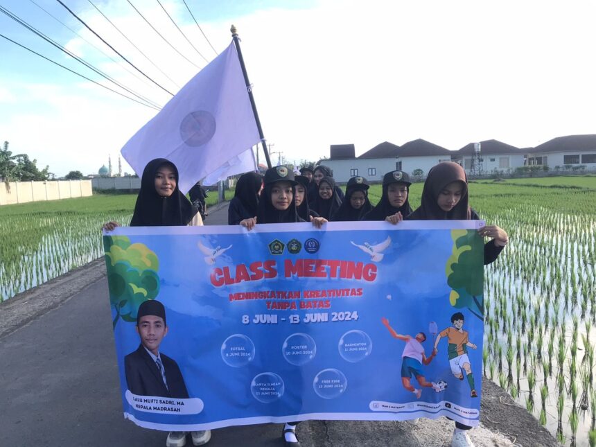 Kemeriahan Pembukaan Classmeeting Semester Genap Tahun Pelajaran 2023/2024