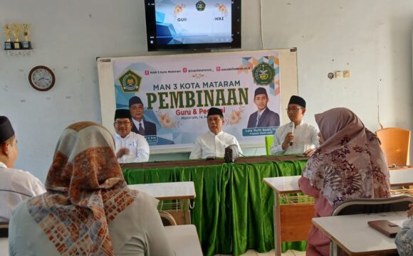 Pembinaan Kepala Bidang Penmad Kanwil Kementerian Agama NTB