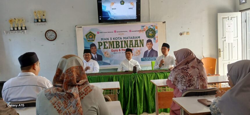 Pembinaan Kepala Bidang Penmad Kanwil Kementerian Agama NTB