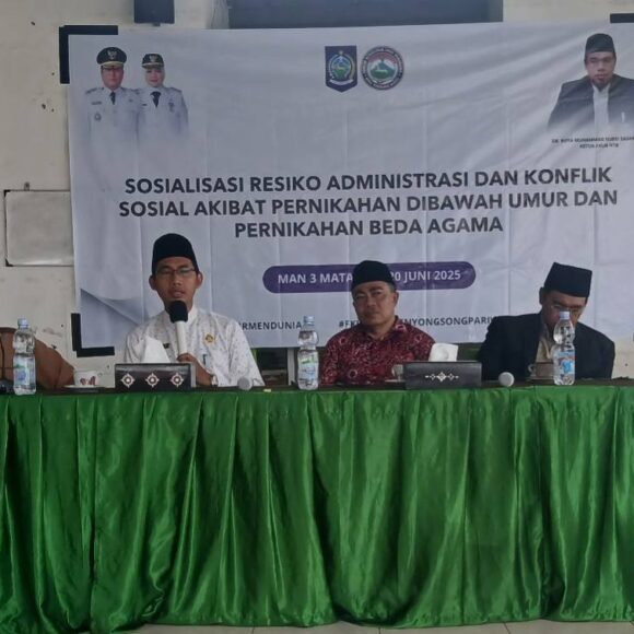 Sosialisasi Pencegahan Pernikahan Dini dan Beda Agama di MAN 3 Kota Mataram oleh FKUB NTB